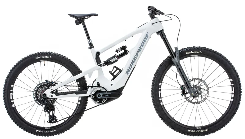Nukeproof Megawatt 297 RS Carbon E-Mountain Bike X0 Eagle in White